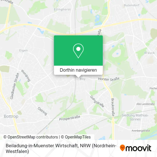 Beiladung-in-Muenster Wirtschaft Karte