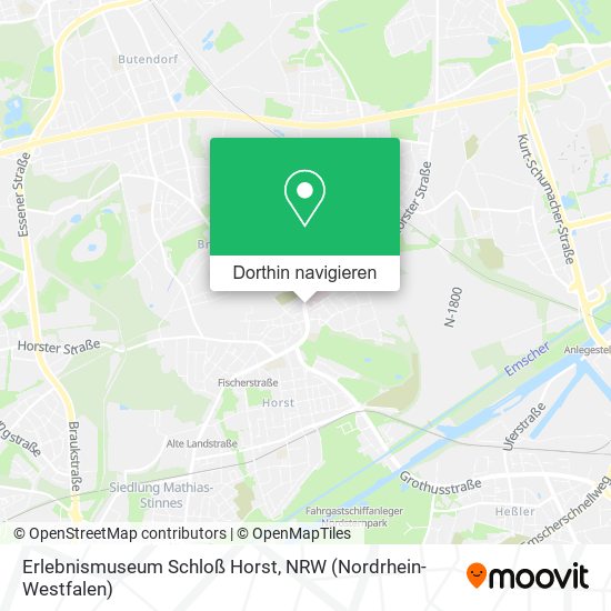 Erlebnismuseum Schloß Horst Karte