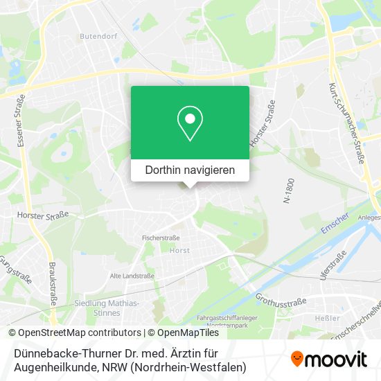 Dünnebacke-Thurner Dr. med. Ärztin für Augenheilkunde Karte