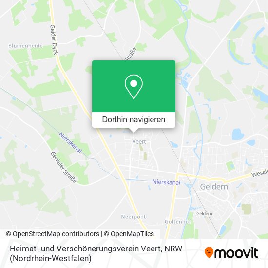 Heimat- und Verschönerungsverein Veert Karte