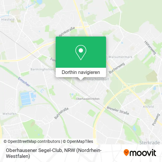 Oberhausener Segel-Club Karte