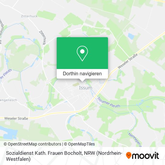 Sozialdienst Kath. Frauen Bocholt Karte