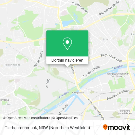 Tierhaarschmuck Karte