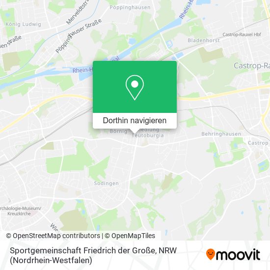 Sportgemeinschaft Friedrich der Große Karte