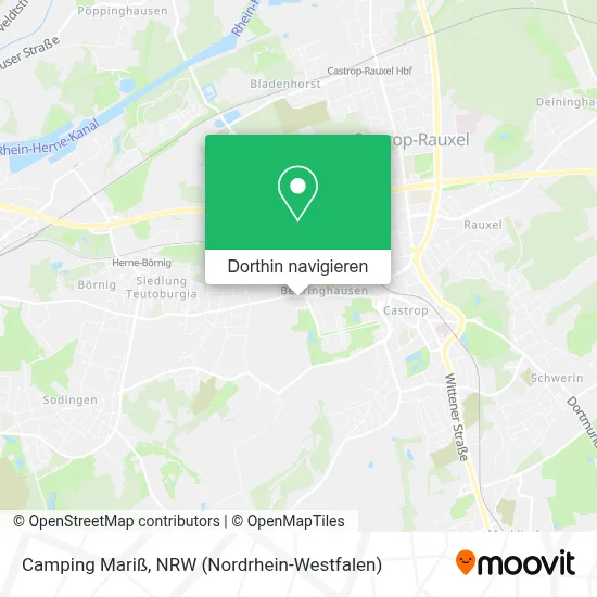 Camping Mariß Karte