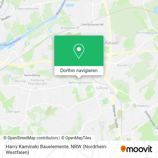 Harry Kaminski Bauelemente Karte