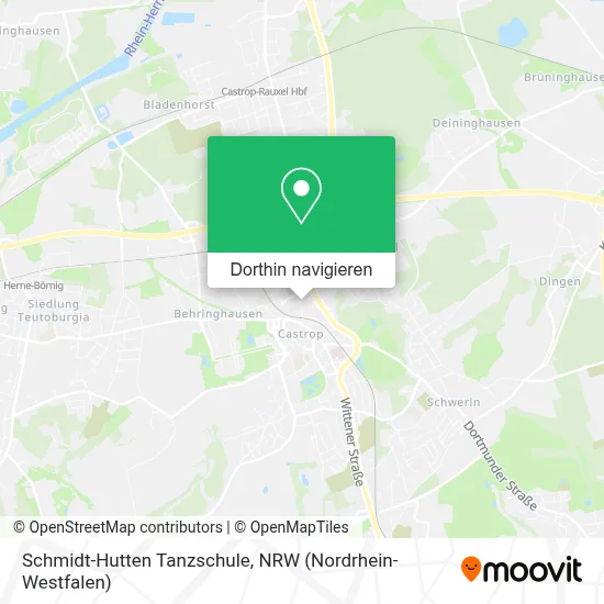 Schmidt-Hutten Tanzschule Karte