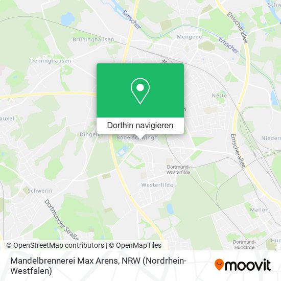 Mandelbrennerei Max Arens Karte