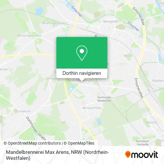 Mandelbrennerei Max Arens Karte