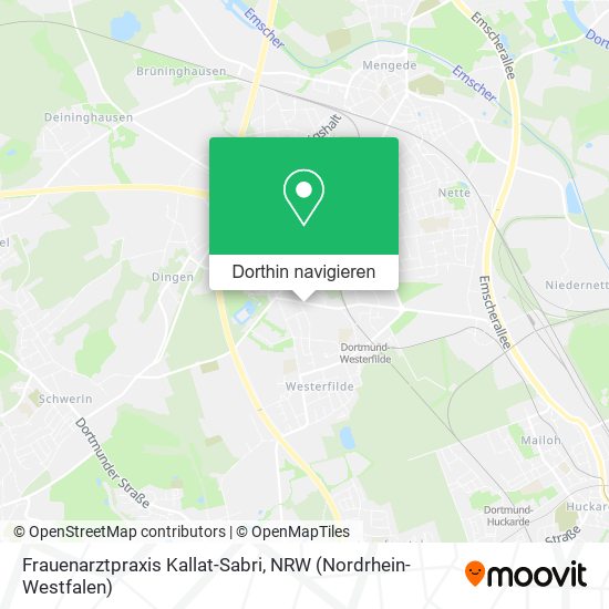 Frauenarztpraxis Kallat-Sabri Karte