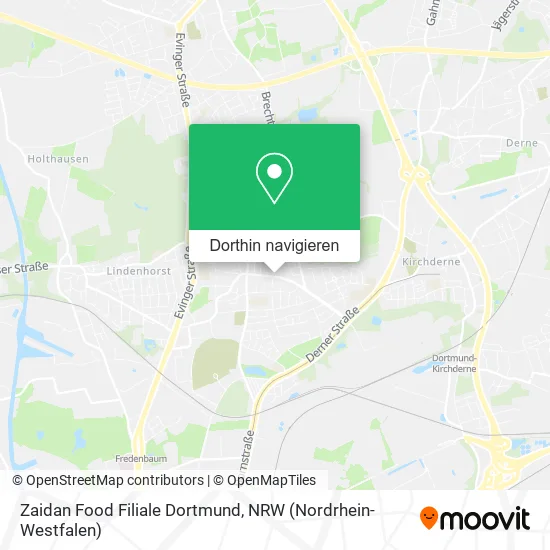 Zaidan Food Filiale Dortmund Karte
