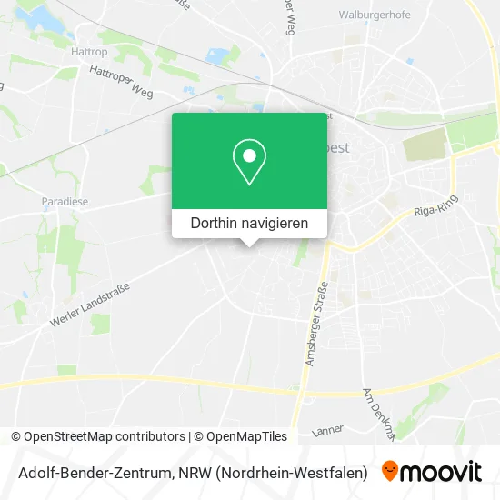 Adolf-Bender-Zentrum Karte