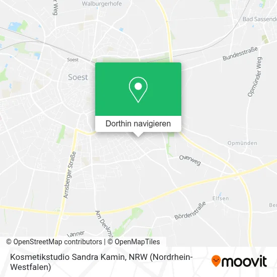 Kosmetikstudio Sandra Kamin Karte