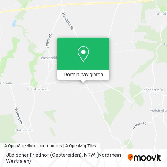 Jüdischer Friedhof (Oestereiden) Karte