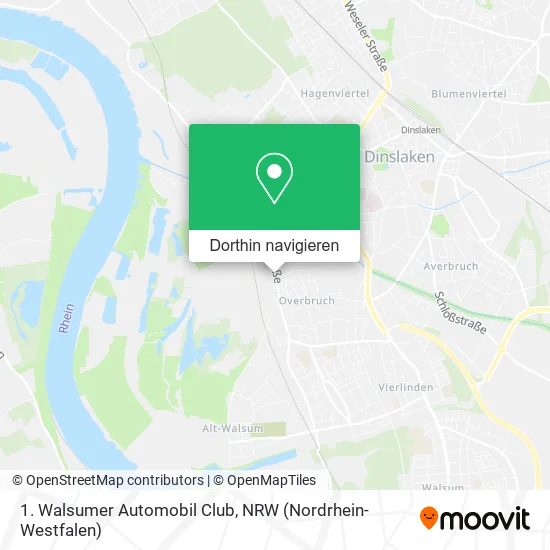 1. Walsumer Automobil Club Karte