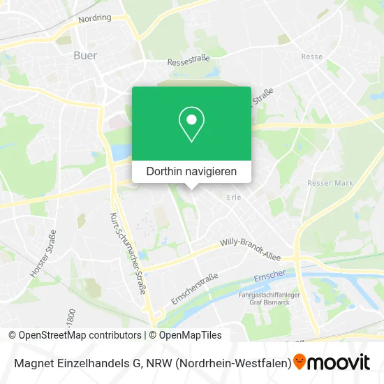 Magnet Einzelhandels G Karte