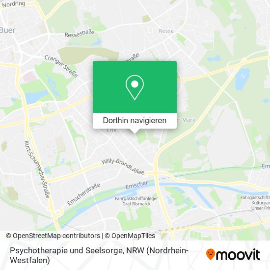 Psychotherapie und Seelsorge Karte
