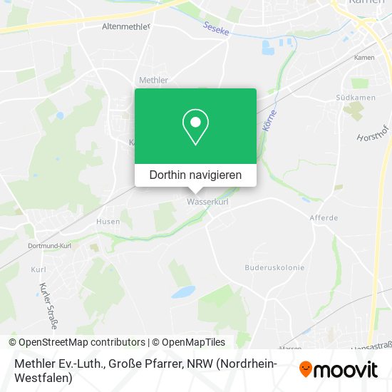 Methler Ev.-Luth., Große Pfarrer Karte