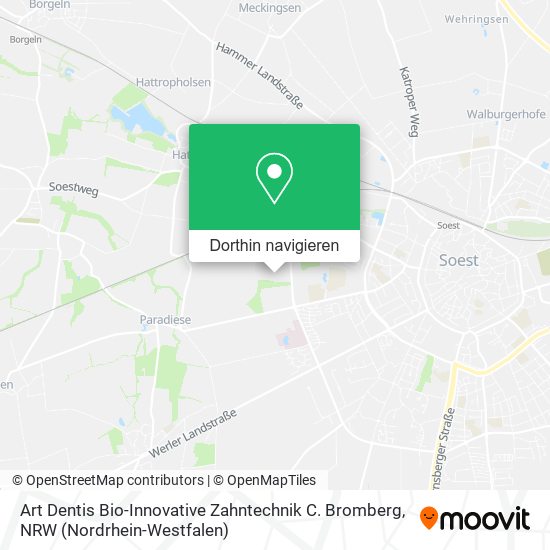 Art Dentis Bio-Innovative Zahntechnik C. Bromberg Karte