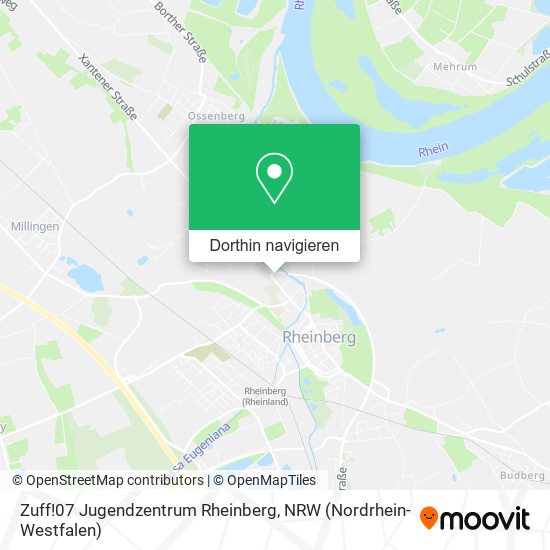 Zuff!07 Jugendzentrum Rheinberg Karte