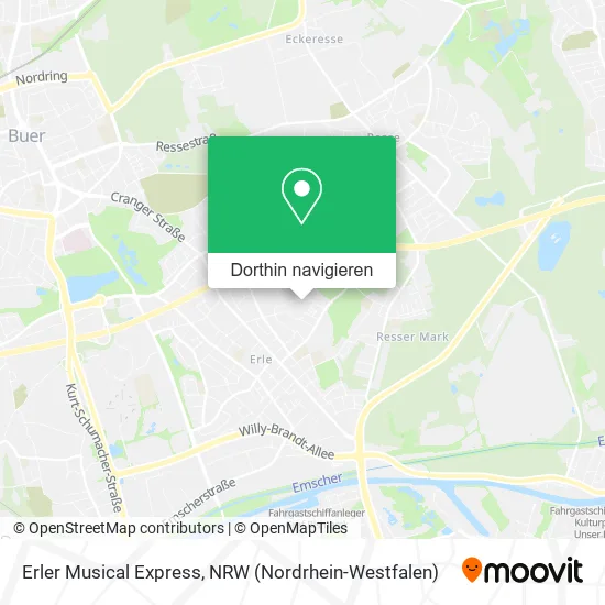 Erler Musical Express Karte