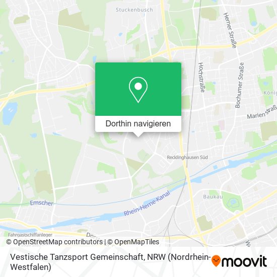 Vestische Tanzsport Gemeinschaft Karte