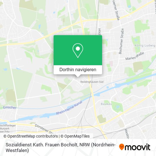 Sozialdienst Kath. Frauen Bocholt Karte