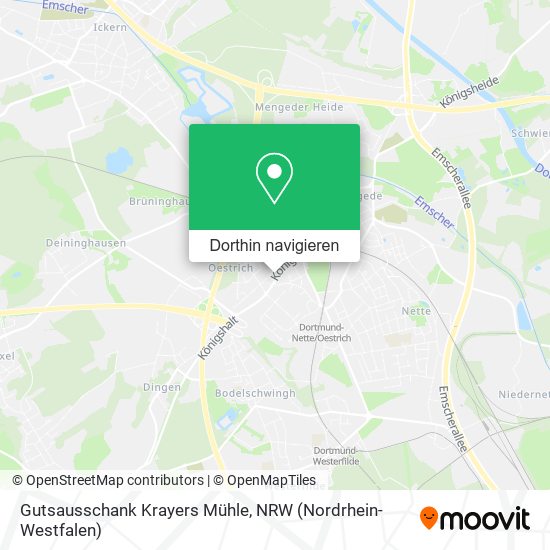 Gutsausschank Krayers Mühle Karte