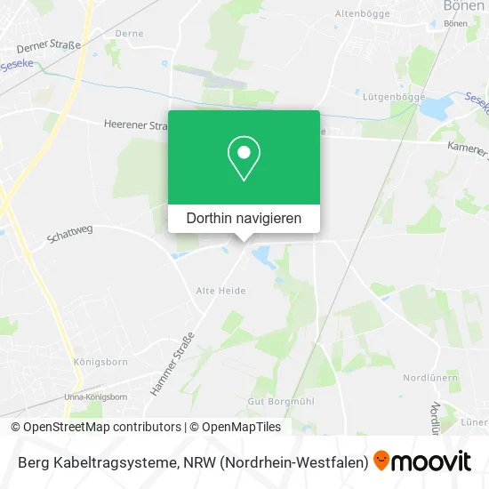 Berg Kabeltragsysteme Karte