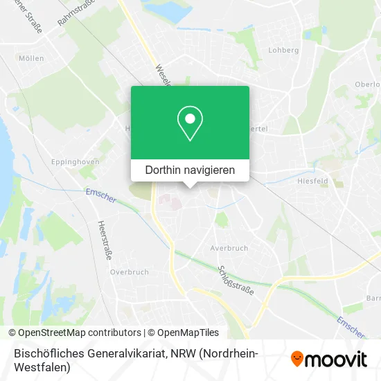Bischöfliches Generalvikariat Karte