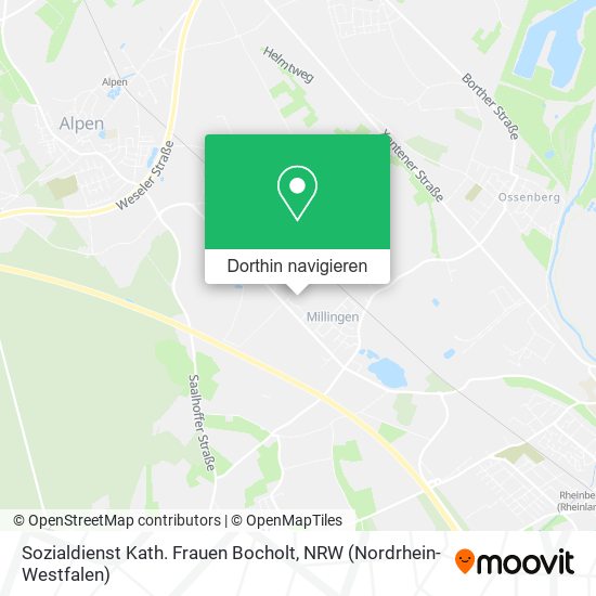 Sozialdienst Kath. Frauen Bocholt Karte