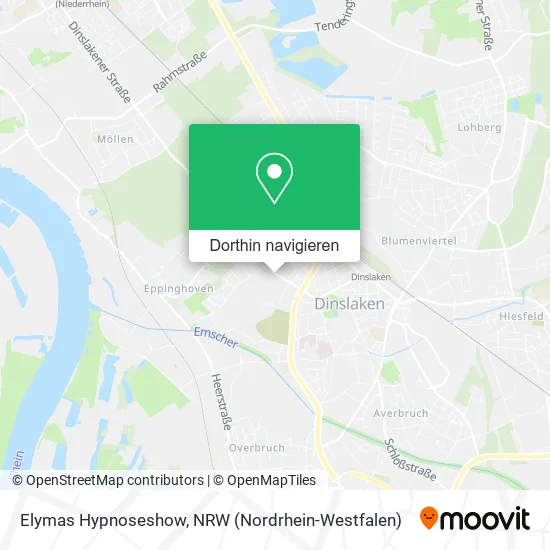 Elymas Hypnoseshow Karte