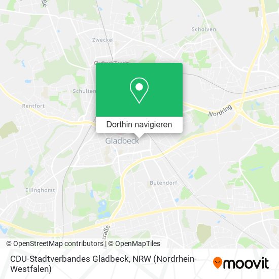 CDU-Stadtverbandes Gladbeck Karte