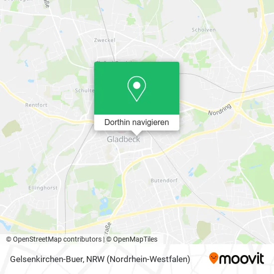 Gelsenkirchen-Buer Karte