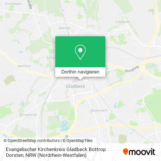 Evangelischer Kirchenkreis Gladbeck Bottrop Dorsten Karte