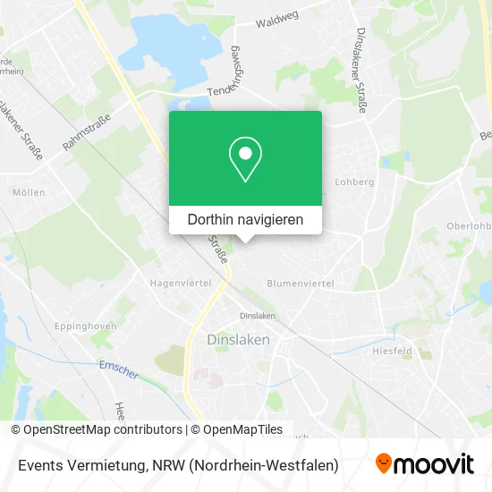 Events Vermietung Karte
