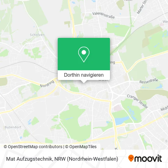 Mat Aufzugstechnik Karte