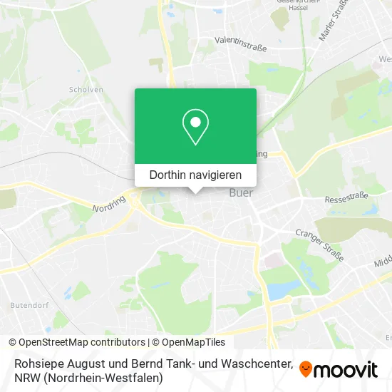 Rohsiepe August und Bernd Tank- und Waschcenter Karte