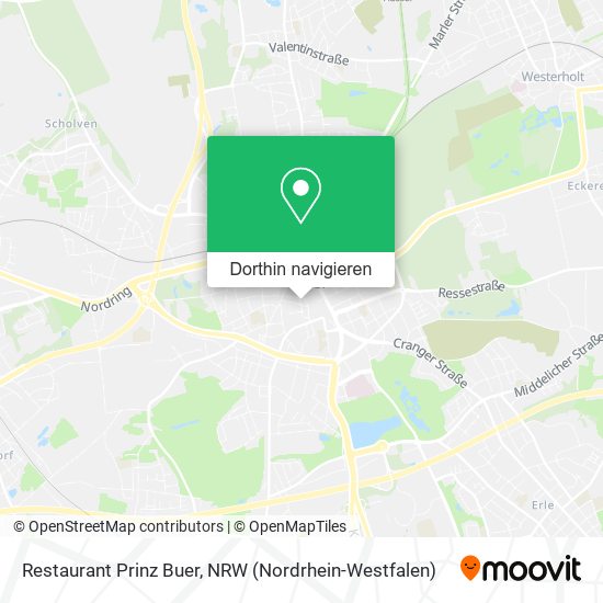 Restaurant Prinz Buer Karte