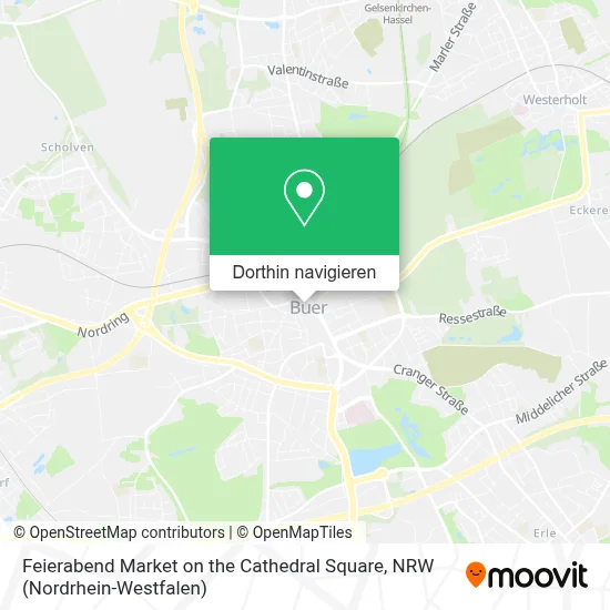 Feierabend Market on the Cathedral Square Karte