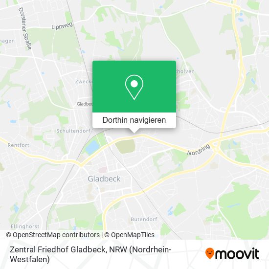 Zentral Friedhof Gladbeck Karte