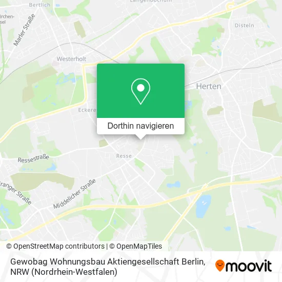 Gewobag Wohnungsbau Aktiengesellschaft Berlin Karte