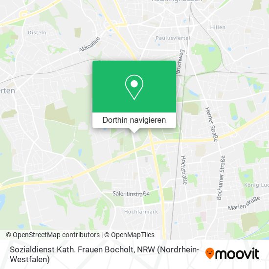 Sozialdienst Kath. Frauen Bocholt Karte