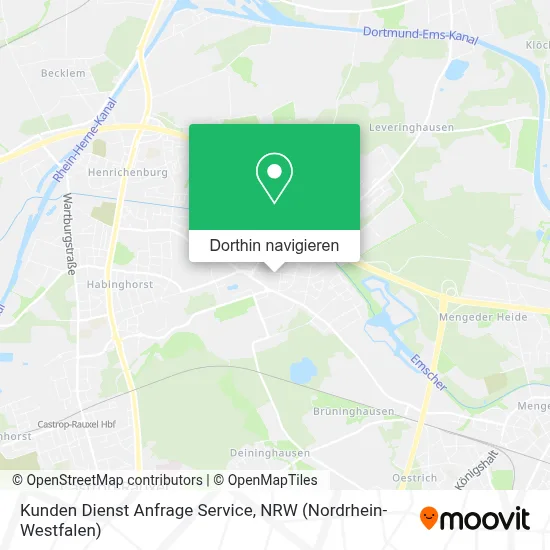 Kunden Dienst Anfrage Service Karte