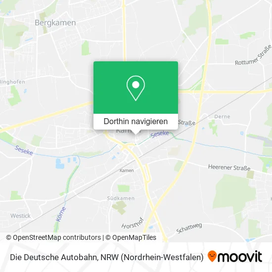 Die Deutsche Autobahn Karte