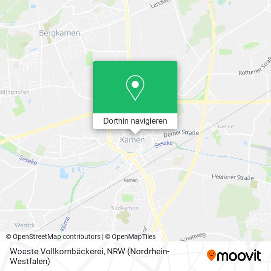 Woeste Vollkornbäckerei Karte