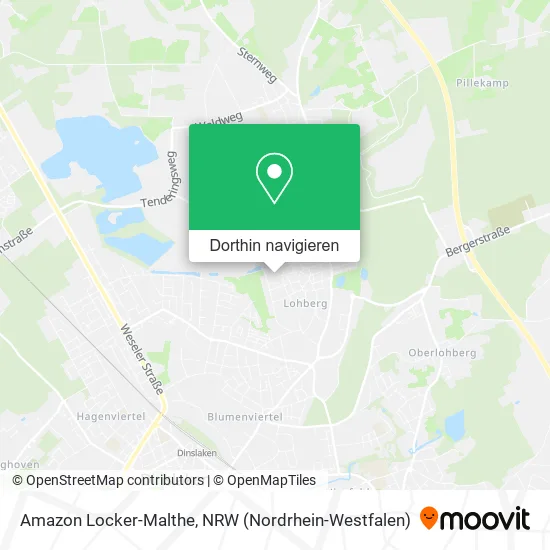 Amazon Locker-Malthe Karte