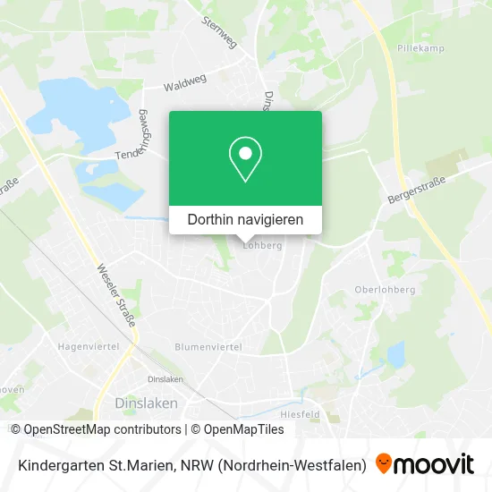 Kindergarten St.Marien Karte