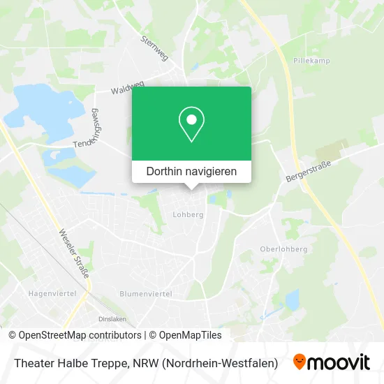 Theater Halbe Treppe Karte