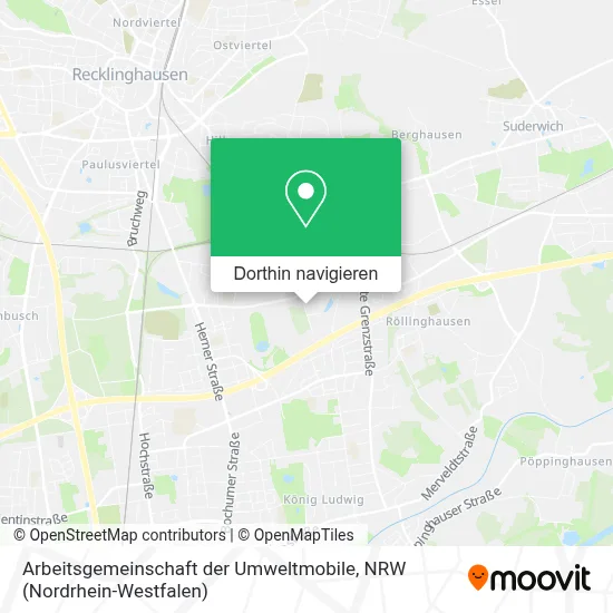 Arbeitsgemeinschaft der Umweltmobile Karte